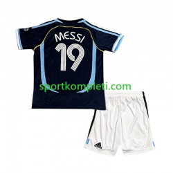 Argentina Retro Djeca Gostujući Nogometni Dres Lionel Messi 19 2006 Kratki Rukavi