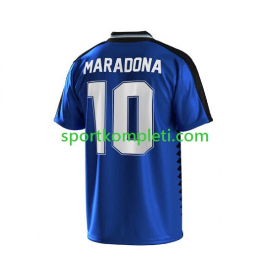 Argentina Retro Muškarci Gostujući Nogometni Dres Maradona 10 1994 Kratki Rukavi
