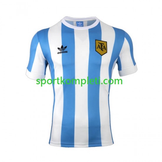 Argentina Retro Muškarci Domaći Nogometni Dres 1978 Kratki Rukavi