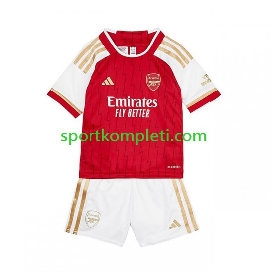 Arsenal Djeca Domaći Nogometni Dres 2023-2024 Kratki Rukavi