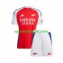 Arsenal Crvena Djeca Domaći Nogometni Dres 2024-2025 Kratki Rukavi