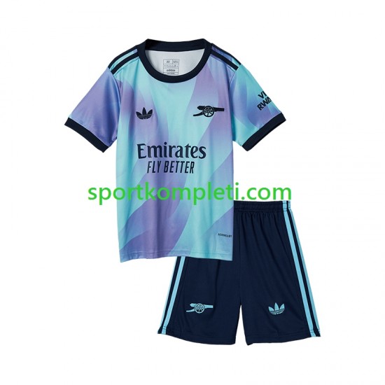 Arsenal Djeca Treći Nogometni Dres 2024-2025 Kratki Rukavi