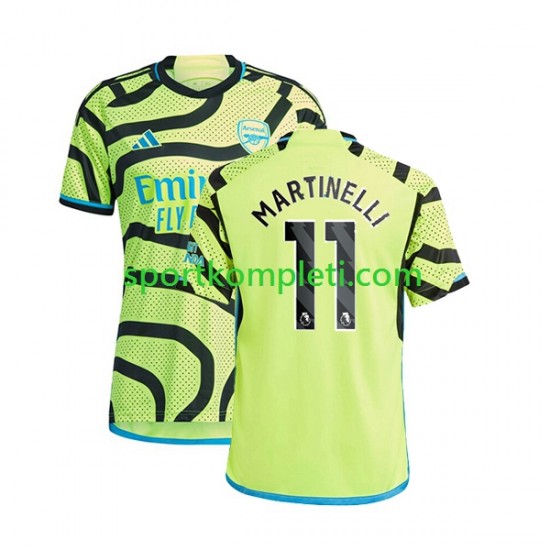Arsenal Muškarci Gostujući Nogometni Dres Gabriel Martinelli 11 2023-2024 Kratki Rukavi