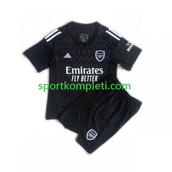 Arsenal Vratar Djeca Domaći Nogometni Dres 2023-2024 Kratki Rukavi