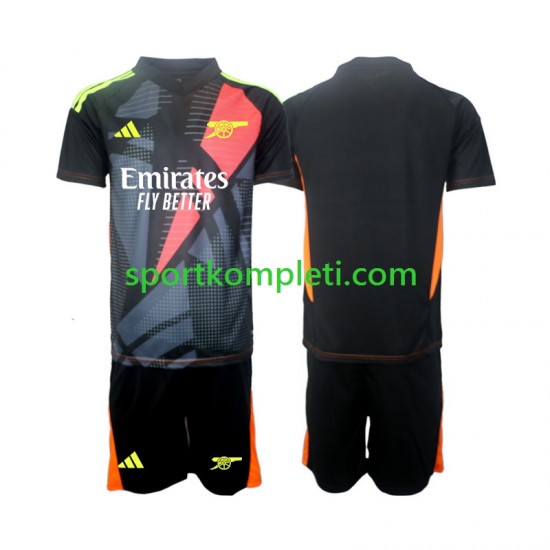 Arsenal Vratar Djeca Treći Nogometni Dres 2024-2025 Kratki Rukavi