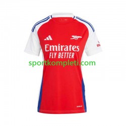 Arsenal Žene Domaći Nogometni Dres 2024-2025 Kratki Rukavi