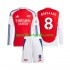 Arsenal Djeca Domaći Nogometni Dres Martin Odegaard 8 2024-2025 Dugi Rukavi