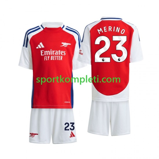 Arsenal Djeca Domaći Nogometni Dres Merino 23 2024-2025 Kratki Rukavi