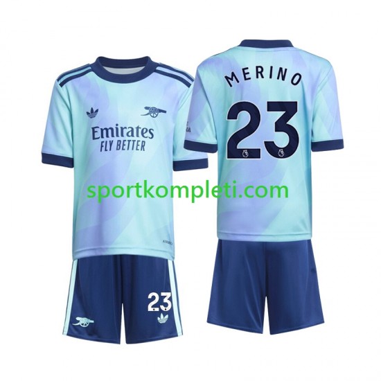 Arsenal Djeca Treći Nogometni Dres Merino 23 2024-2025 Kratki Rukavi