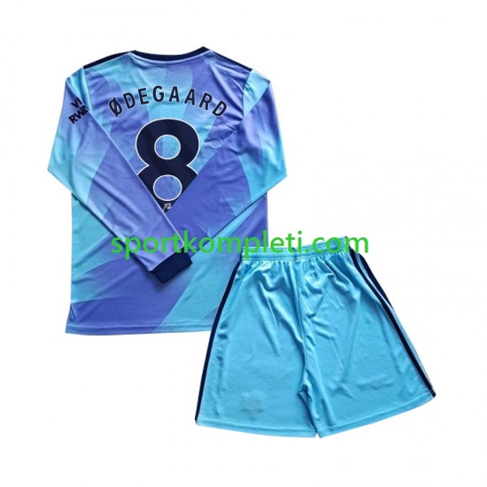 Arsenal Djeca Treći Nogometni Dres Odegaard 8 2024-2025 Dugi Rukavi
