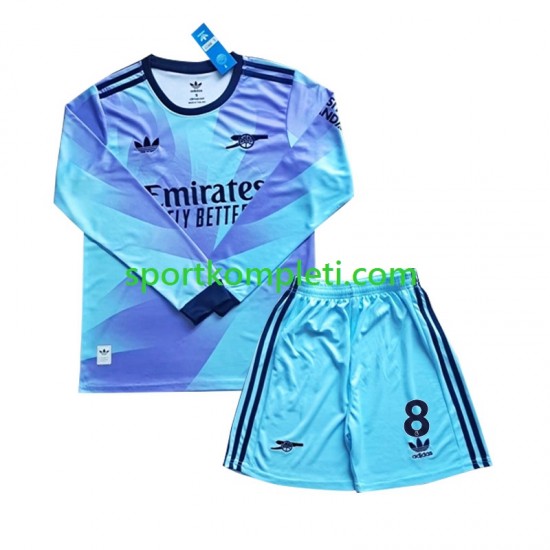 Arsenal Djeca Treći Nogometni Dres Odegaard 8 2024-2025 Dugi Rukavi