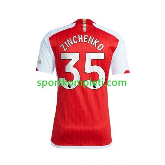 Arsenal Muškarci Domaći Nogometni Dres Oleksandr Zinchenko 35 2023-2024 Kratki Rukavi