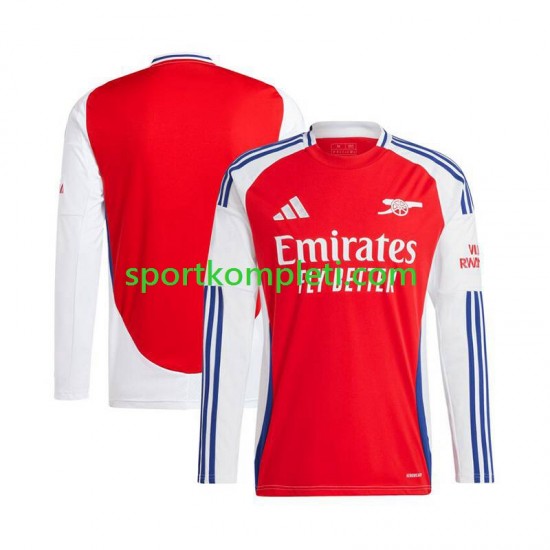Arsenal Crvena Muškarci Domaći Nogometni Dres 2024-2025 Dugi Rukavi