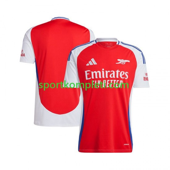 Arsenal Crvena Muškarci Domaći Nogometni Dres 2024-2025 Kratki Rukavi