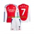 Arsenal Djeca Domaći Nogometni Dres SAKA 7 2024-2025 Dugi Rukavi