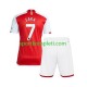 Arsenal Djeca Domaći Nogometni Dres Saka 7 2023-2024 Kratki Rukavi