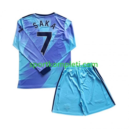 Arsenal Djeca Treći Nogometni Dres Saka 7 2024-2025 Dugi Rukavi