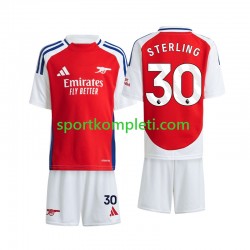 Arsenal Djeca Domaći Nogometni Dres Sterling 30 2024-2025 Kratki Rukavi