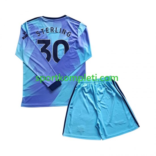 Arsenal Djeca Treći Nogometni Dres Sterling 30 2024-2025 Dugi Rukavi