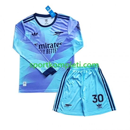 Arsenal Djeca Treći Nogometni Dres Sterling 30 2024-2025 Dugi Rukavi