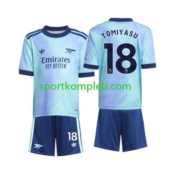 Arsenal Djeca Treći Nogometni Dres Takehiro Tomiyasu 18 2024-2025 Kratki Rukavi
