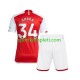Arsenal Djeca Domaći Nogometni Dres Xhaka 34 2023-2024 Kratki Rukavi