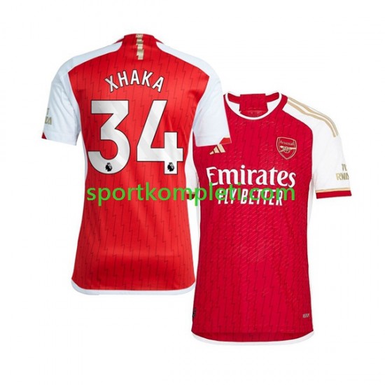 Arsenal Muškarci Domaći Nogometni Dres Xhaka 34 2023-2024 Kratki Rukavi