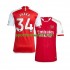Arsenal Muškarci Domaći Nogometni Dres Xhaka 34 2023-2024 Kratki Rukavi