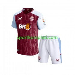 Aston Villa Djeca Domaći Nogometni Dres 2023-2024 Kratki Rukavi