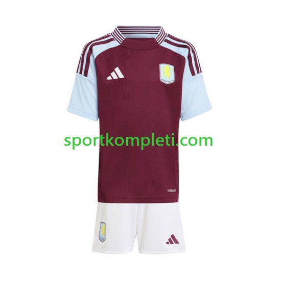 Aston Villa Djeca Domaći Nogometni Dres 2024-2025 Kratki Rukavi