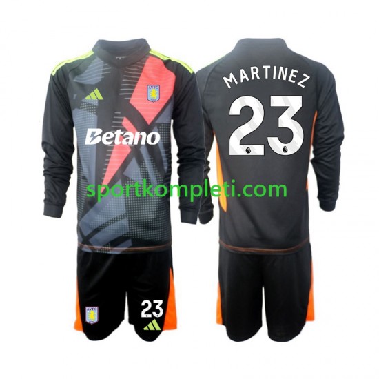 Aston Villa Vratar Djeca Gostujući Nogometni Dres Emiliano Martinez 23 2024-2025 Dugi Rukavi