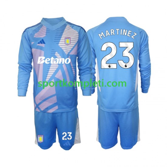 Aston Villa Vratar Djeca Treći Nogometni Dres Emiliano Martinez 23 2024-2025 Dugi Rukavi