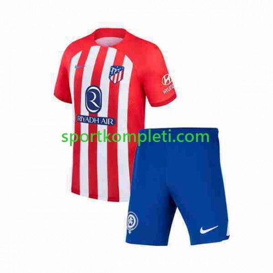 Atlético Madrid Djeca Domaći Nogometni Dres 2 2023-2024 Kratki Rukavi