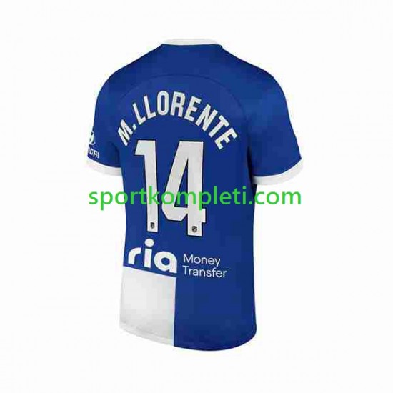 Atlético Madrid Muškarci Gostujući Nogometni Dres 2 Marcos Llorente 14 2023-2024 Kratki Rukavi
