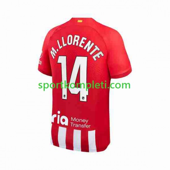 Atlético Madrid Muškarci Domaći Nogometni Dres 2 Marcos Llorente 14 2023-2024 Kratki Rukavi