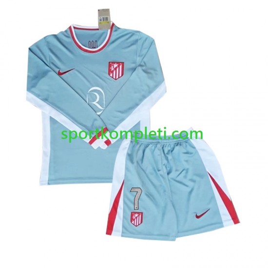 Atlético Madrid Djeca Gostujući Nogometni Dres Antoine Griezmann 7 2024-2025 Dugi Rukavi