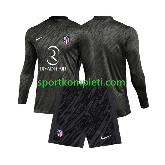 Atlético Madrid Vratar Djeca Domaći Nogometni Dres 2024-2025 Dugi Rukavi