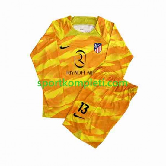 Atlético Madrid Vratar naranča Djeca Nogometni Dres Jan Oblak 13 2023-2024 Dugi Rukavi