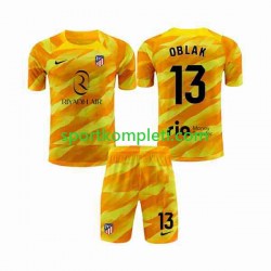Atlético Madrid Vratar naranča Djeca Nogometni Dres Jan Oblak 13 2023-2024 Kratki Rukavi