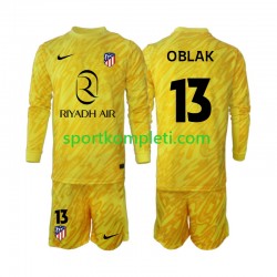 Atlético Madrid Vratar Djeca Treći Nogometni Dres Jan Oblak 13 2024-2025 Dugi Rukavi