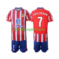 Atlético Madrid Djeca Domaći Nogometni Dres Griezmann 7 2024-2025 Kratki Rukavi