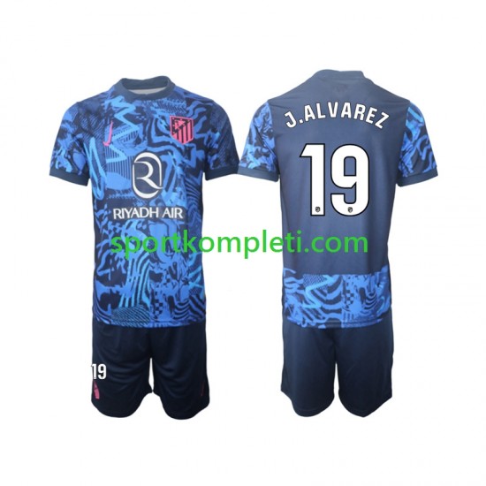Atlético Madrid Djeca Treći Nogometni Dres J.Alvarez 19 2024-2025 Kratki Rukavi