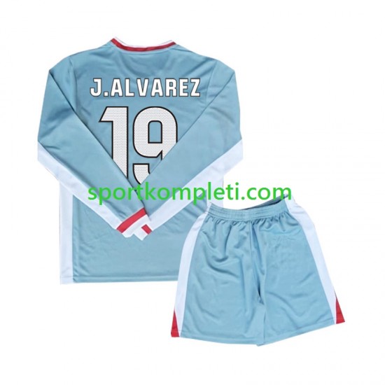 Atlético Madrid Djeca Gostujući Nogometni Dres Julian Alvarez 19 2024-2025 Dugi Rukavi Atlético Madrid Djeca Gostujući Nogometni Dres Julian Alvarez 19 2024-2025 Dugi Rukavi
