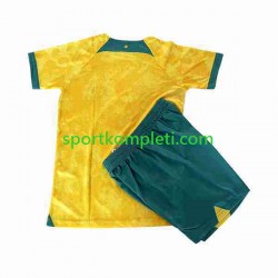 Australija Djeca Domaći Nogometni Dres 2022 Kratki Rukavi