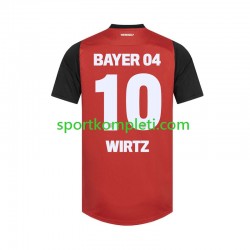 Bayer 04 Leverkusen Muškarci Domaći Nogometni Dres Florian Wirtz 10 2024-2025 Kratki Rukavi