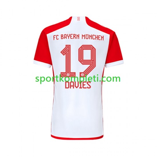 FC Bayern München Muškarci Domaći Nogometni Dres Alphonso Davies 19 2023-2024 Kratki Rukavi