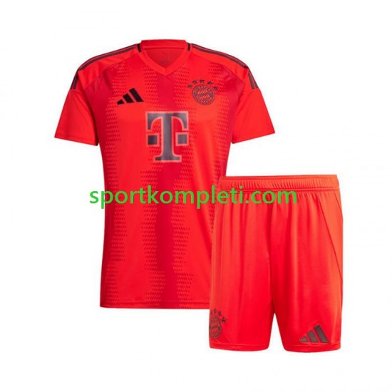 FC Bayern München Crvena Djeca Domaći Nogometni Dres 2024-2025 Kratki Rukavi