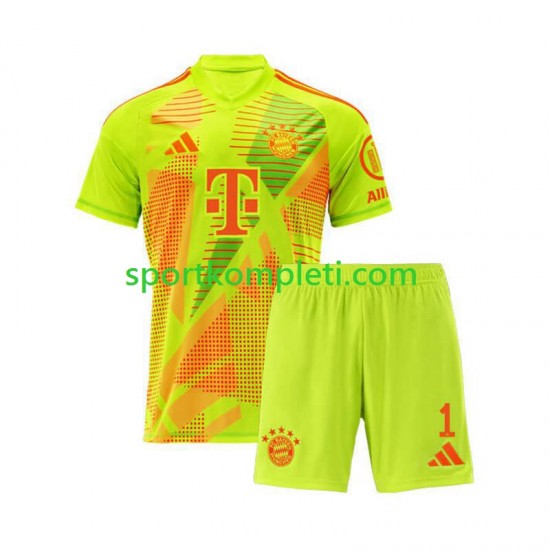 FC Bayern München Vratar Djeca Domaći Nogometni Dres Manuel Neuer 1 2024-2025 Kratki Rukavi