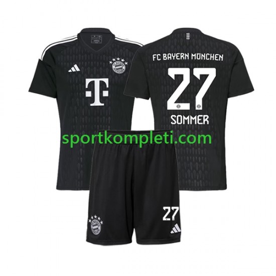 FC Bayern München Vratar Djeca Domaći Nogometni Dres Yann Sommer 27 2023-2024 Kratki Rukavi