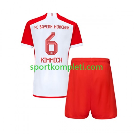 FC Bayern München Djeca Domaći Nogometni Dres Joshua Kimmich 6 2023-2024 Kratki Rukavi